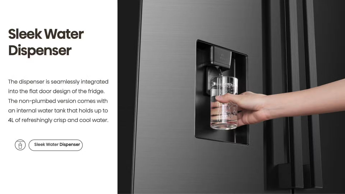 Hisense H760FSB-WD | (French-Door) Refrigerator