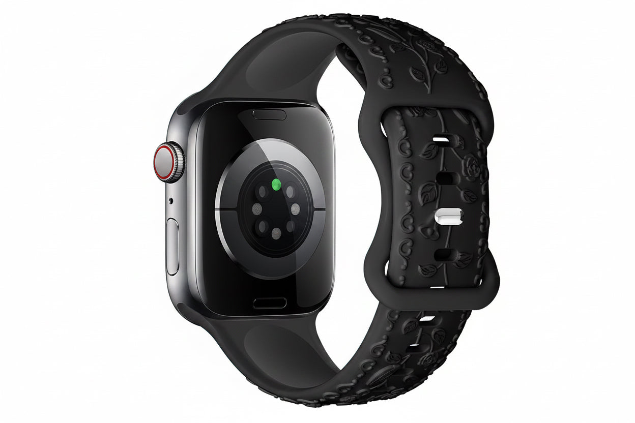 Hoco WA30 3D Silicone iWatch Strap Black (42,44,45,49mm)
