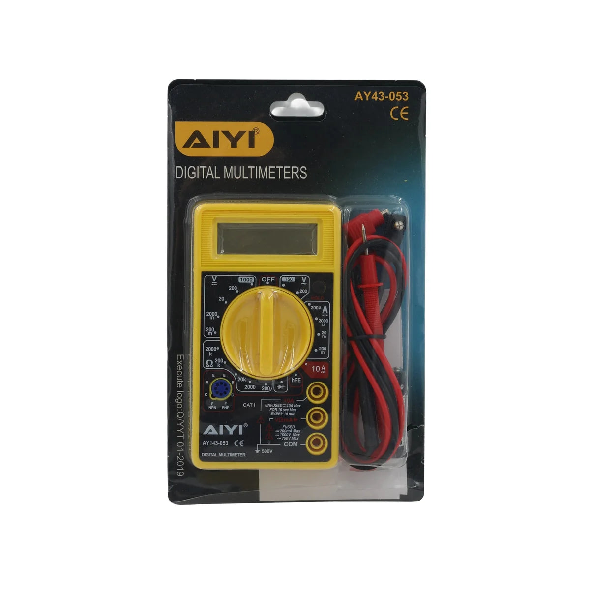 AIYI DIGITAL MULTIMETER SERIES AY43-053