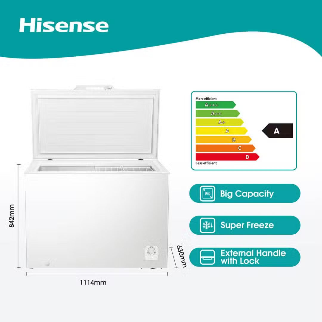 Hisense H395CF | Chest Freezer 297LT