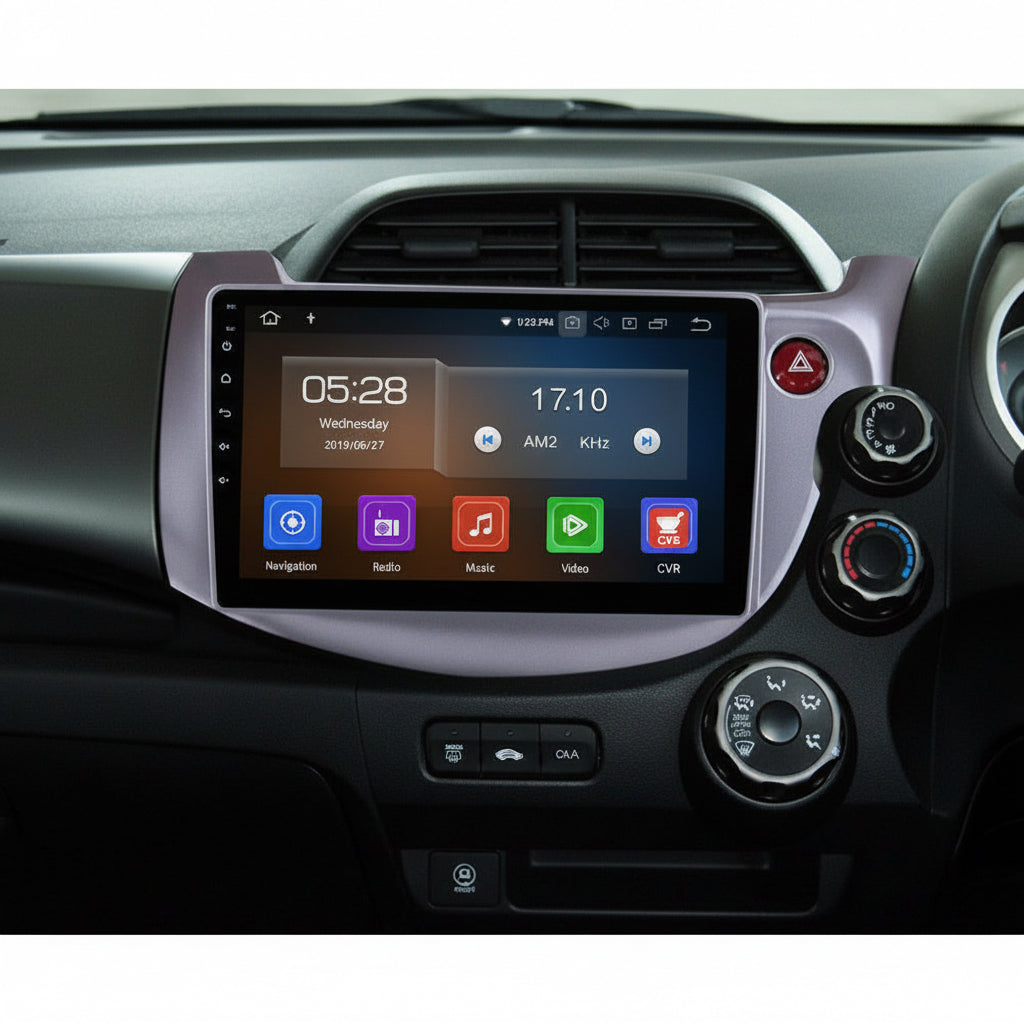 2007-2012 Honda Fit Android Radio with Center Piece and Wiring Harness
