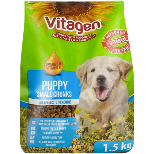 Vitagen Purina Puppy Small Chunks 1.5kg