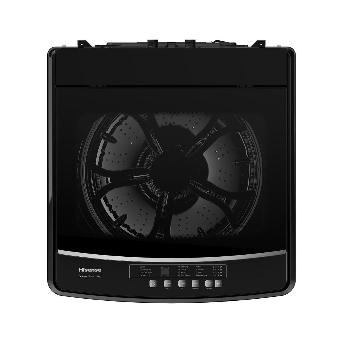 Hisense 16Kg Multifunctional Top Loader Washing Machine with LED Display WT3W1622UB