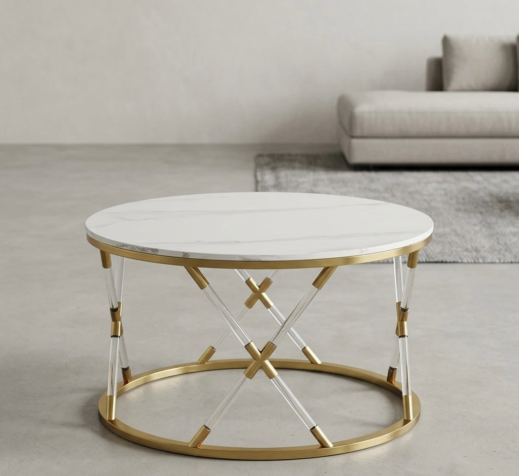 CT-26 marble finish Coffee table