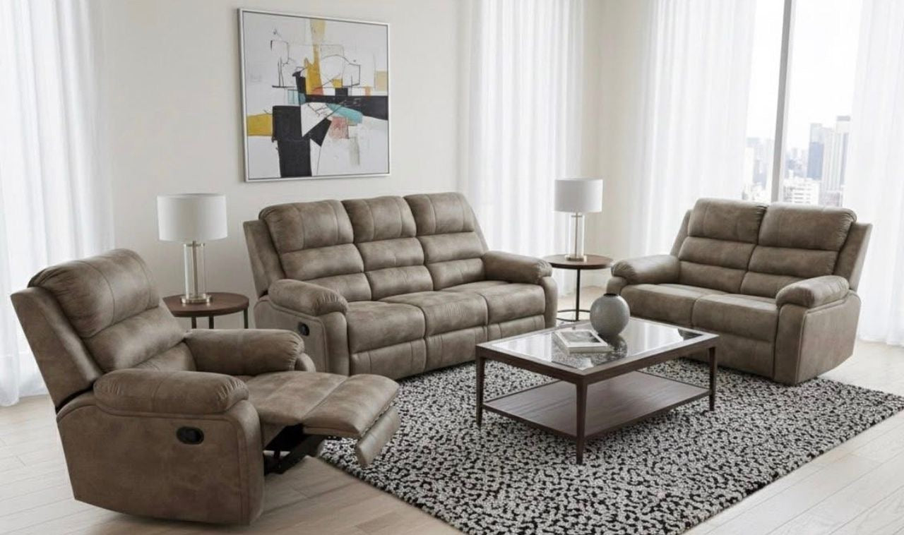 3PC Durham 3 Action Recliner