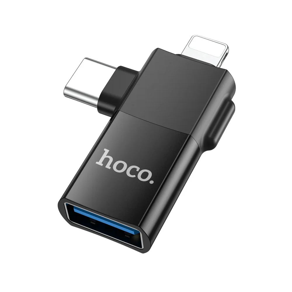 Hoco UA17 2 in 1 USB Adapter