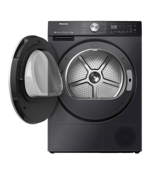 Hisense 10kg Heat Pump Tumble Dryer Premium Black DH5S102BB