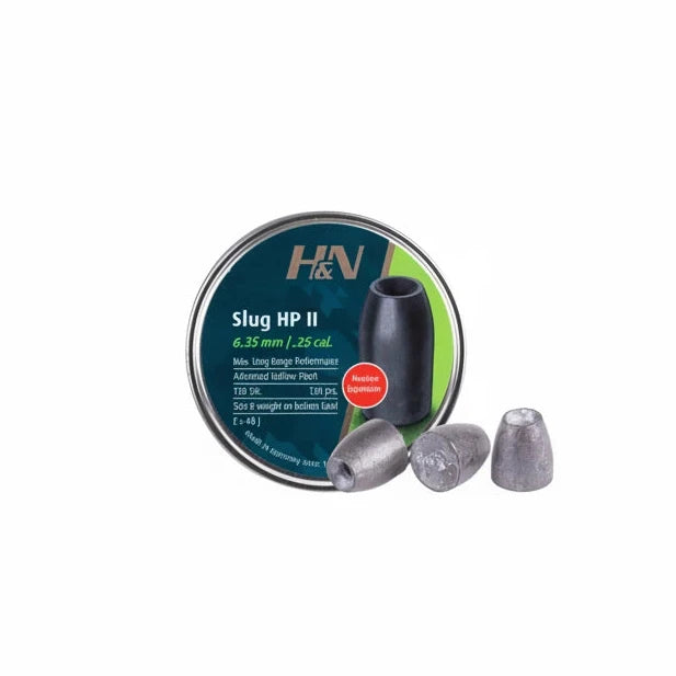H&N Slug HP II .249 Airgun Slugs (36 Grain / 120 Count)