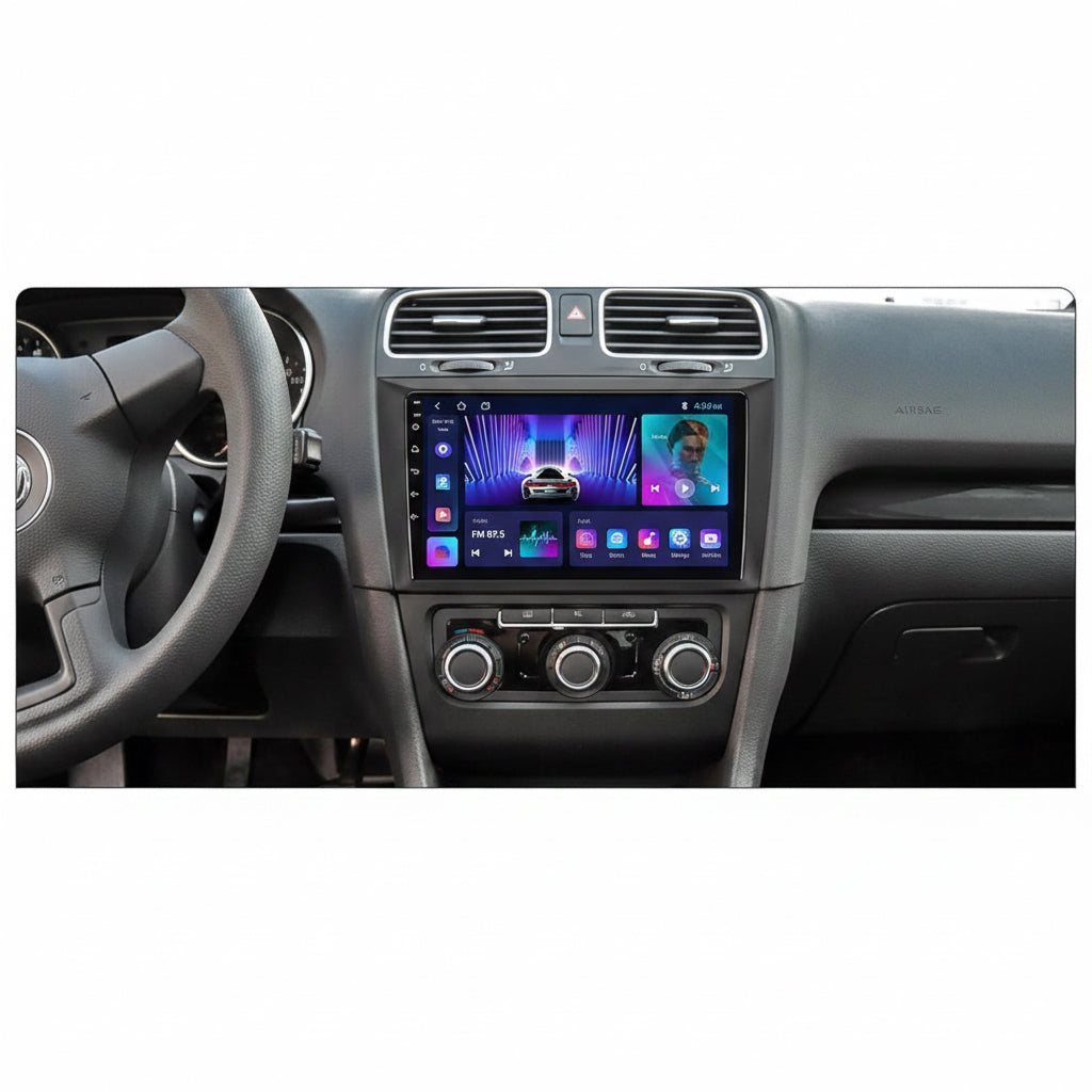 VW Golf 6 Android Radio with Center piece & Wiring Harness