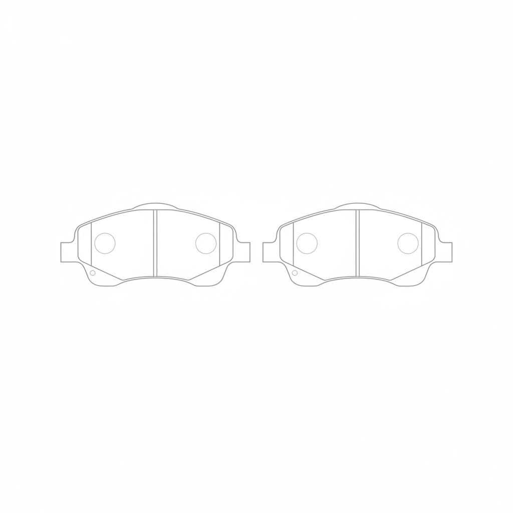 2003 Toyota Avensis Front Brake Pads