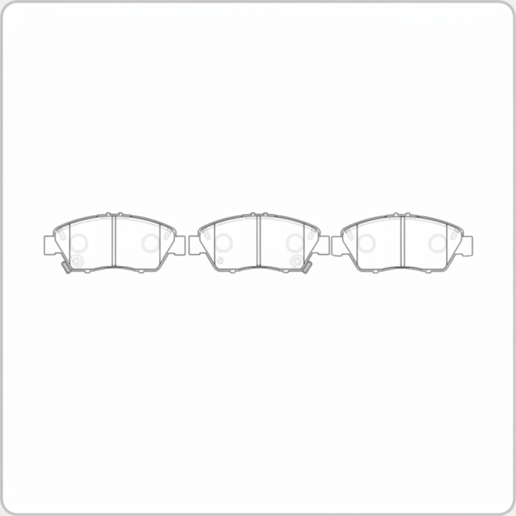 2007-2012 Honda Fit/Edix Front Brake Pads
