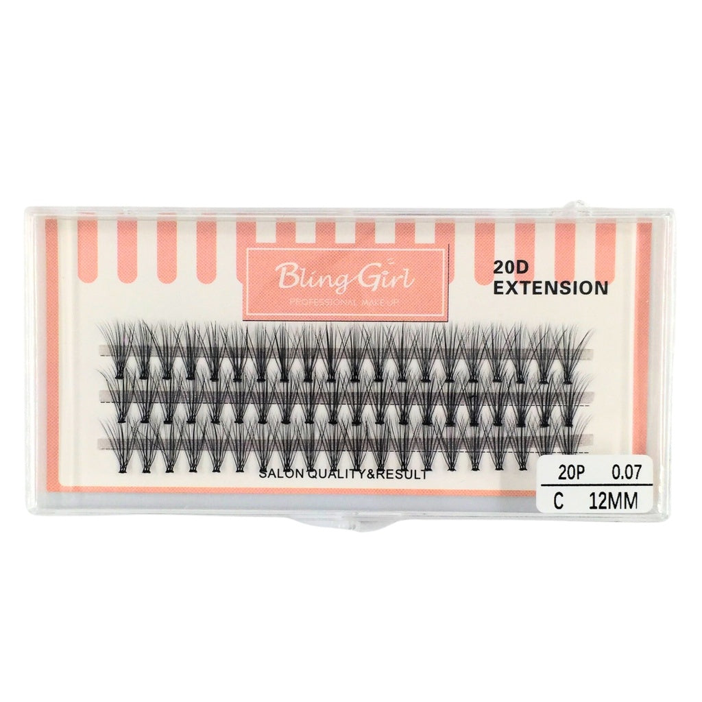 Bling Girl 20D Extention Fan Eyelashes 12mm