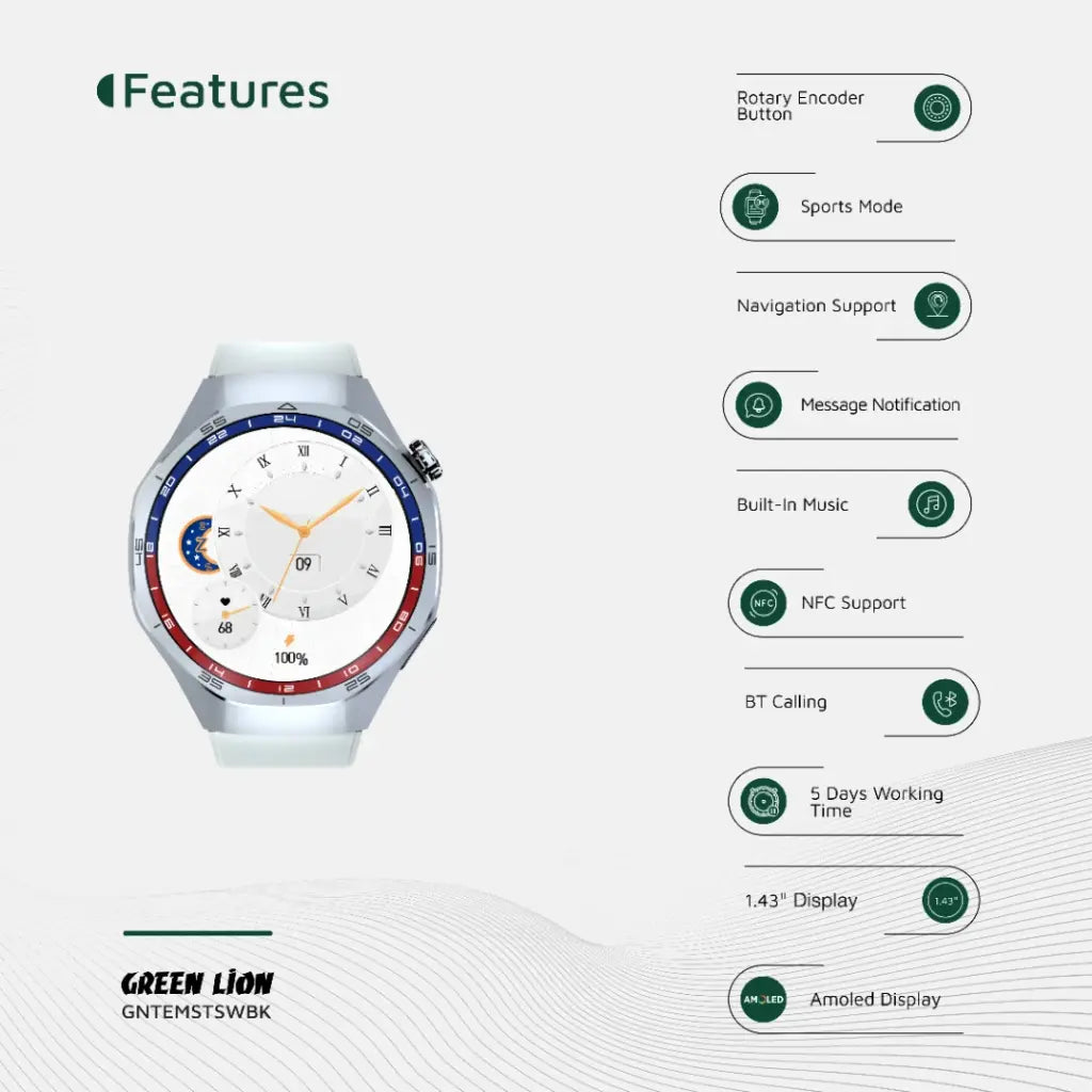 Green Lion Tech Master Smart Watch