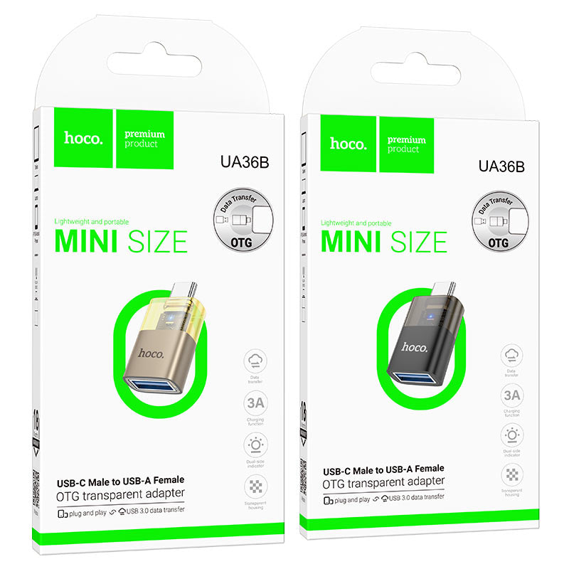 Hoco UA36B Type C to USB A Adapter