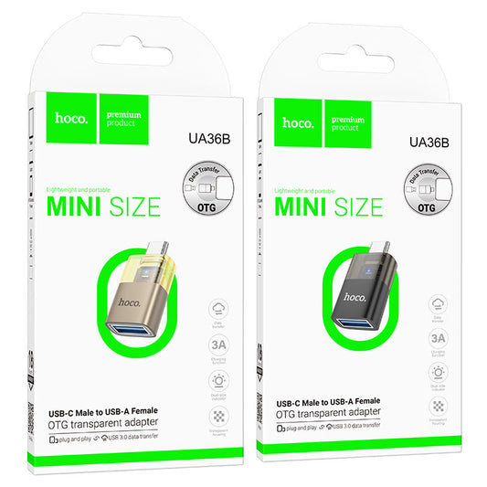Hoco UA36B Type C to USB A Adapter