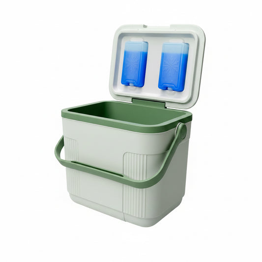 Portable Cooler With Ice Packs