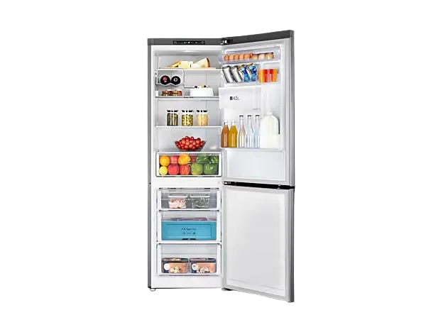 Samsung Refrigerator, Bottom Freezer with Water Dispenser and Cool Pack, Inox Stainless, 321L