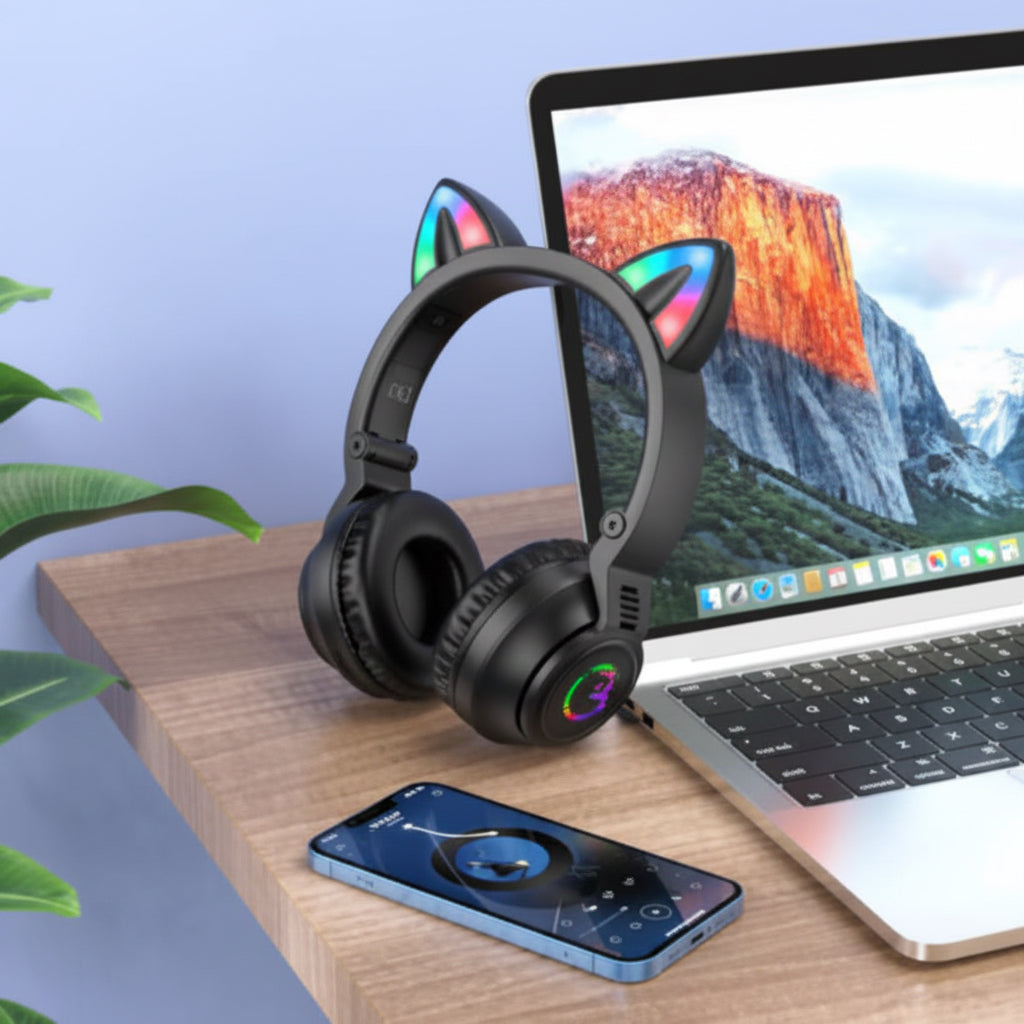 Borofone Cat Ear Headphones