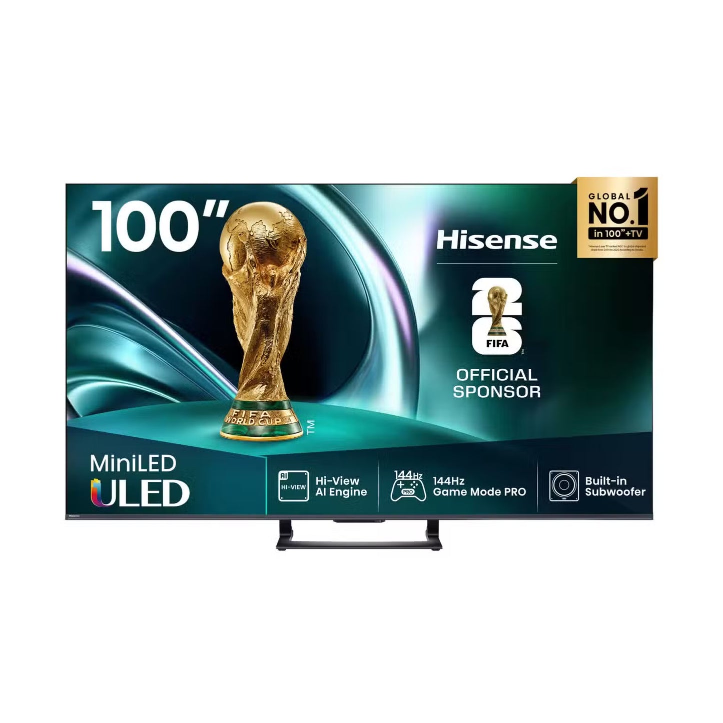 Hisense 100U7Q | 100″ Pro Mini-LED 165Hz VRR ULED Gaming TV