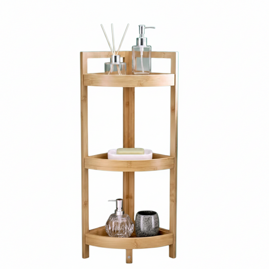 3 Tier Wooden Corner Rack