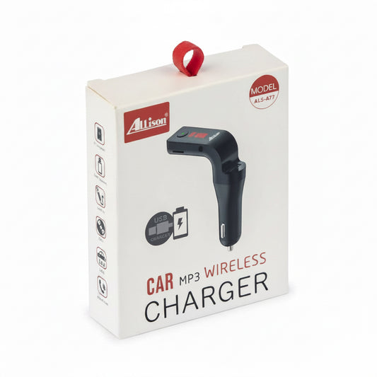 Allison ALS-A77 Bluetooth FM Transmitter & Car Charger
