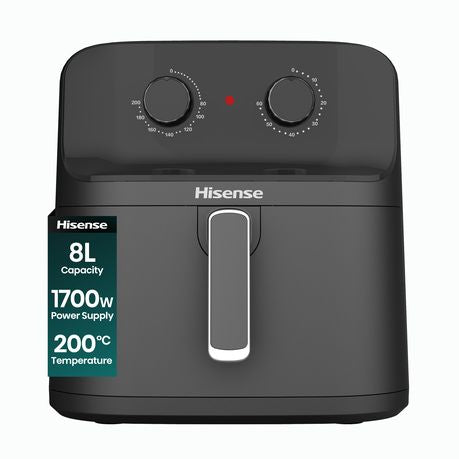 Hisense H08AFBK1S1 | 8L Manual Air Fryer