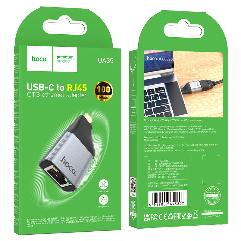 Hoco UA35 Type C to RJ45