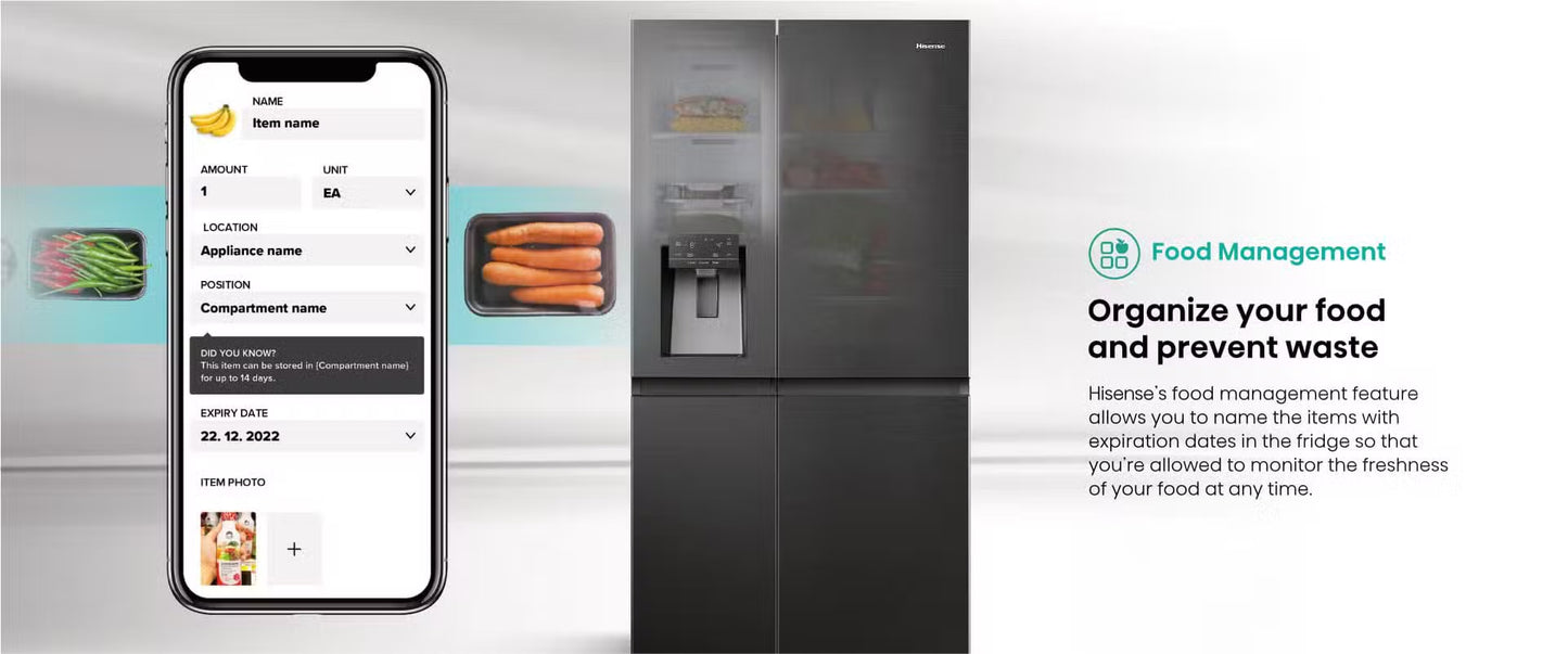 Hisense H780SB-IDL | (Side by Side) Refrigerator