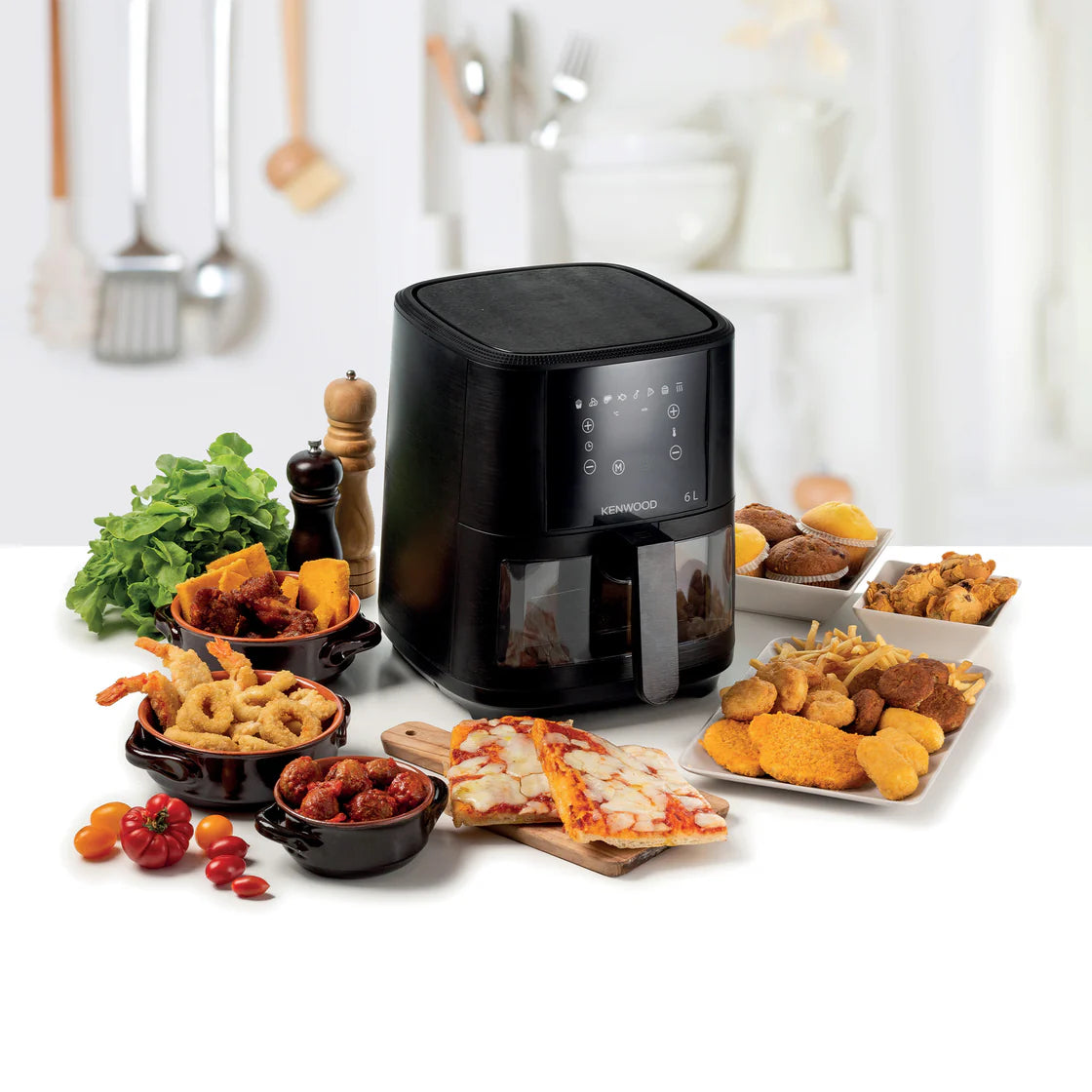 Kenwood 6L Air Fryer with Grill Function and Window