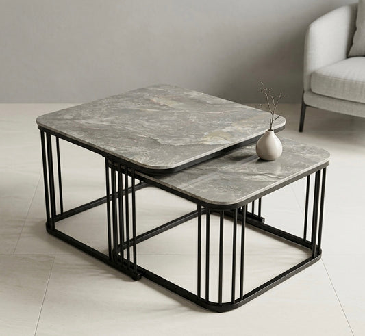 Zenith Nesting 2pc Coffee Table Set