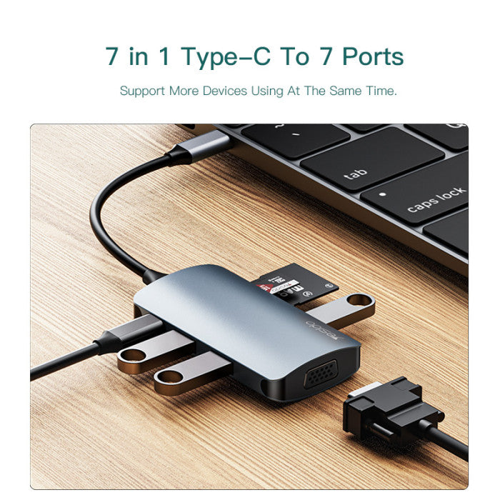 Yesido HB16 Hub Adapter (7 in 1)