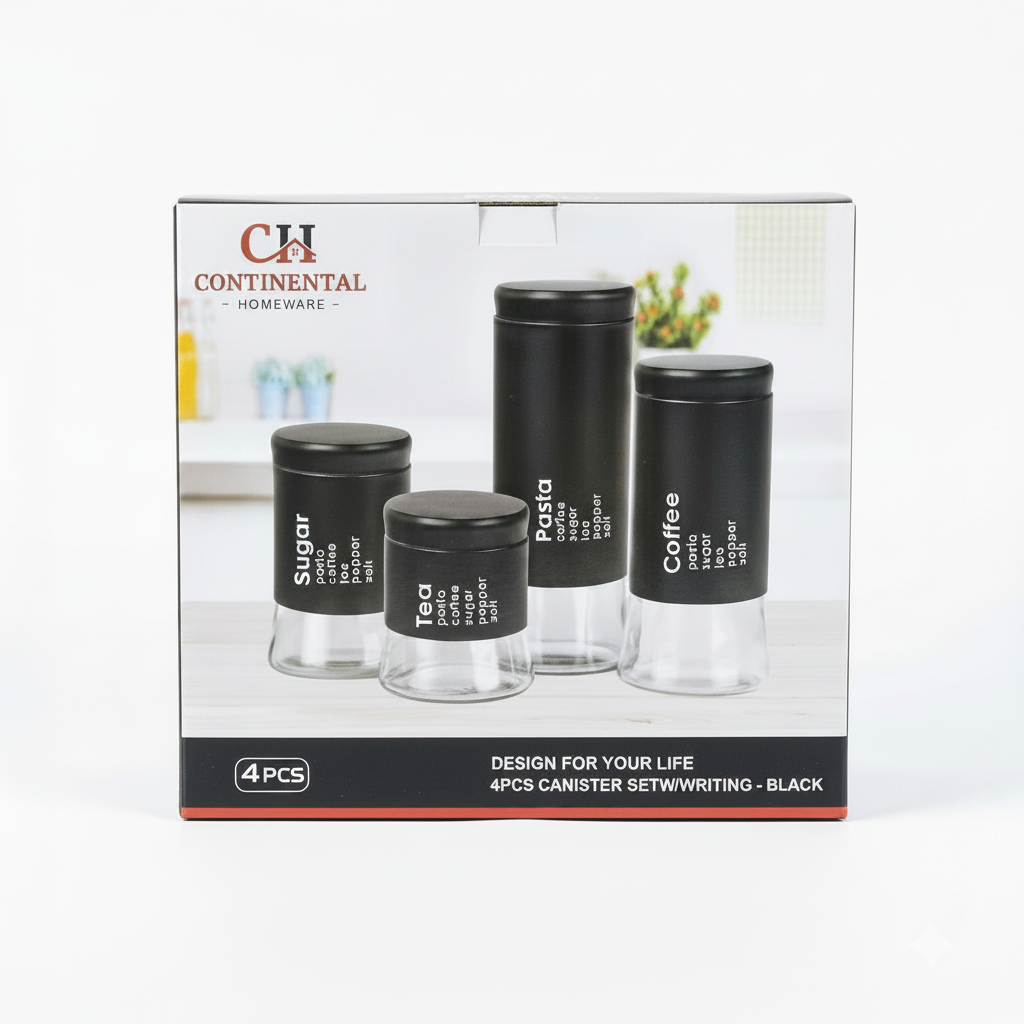 Continental Homeware Canister set (4Pcs)