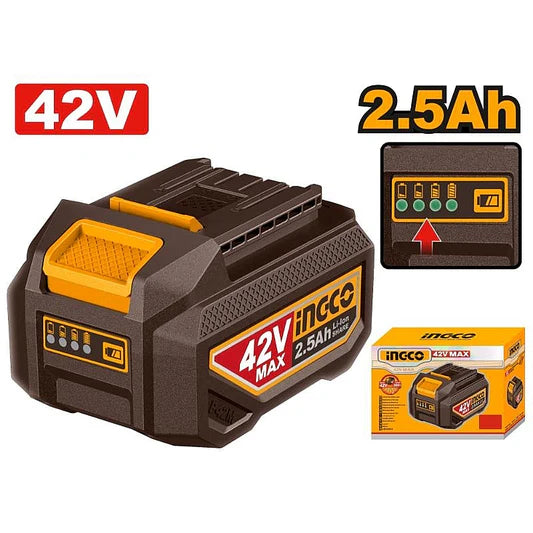 INGCO 42V Max Industrial 2.5 Ah Lithium-Ion Battery Pack (FBLI42251)