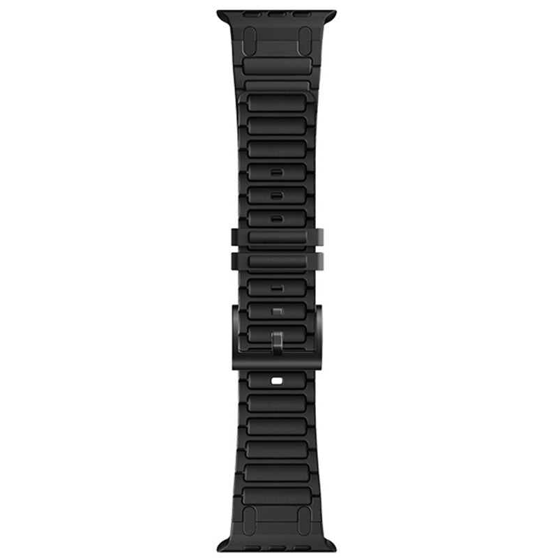 Hoco WA35 “Emir” Silicone iWatch Band Black (44,45,46,49mm)