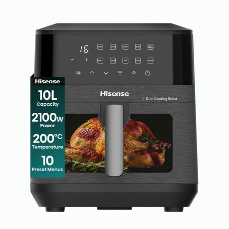 Hisense H10AFBK1S4 | 10L Single Door Air Fryer