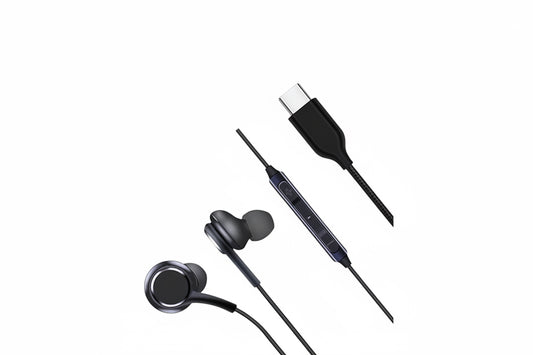 Type C Earphones Black