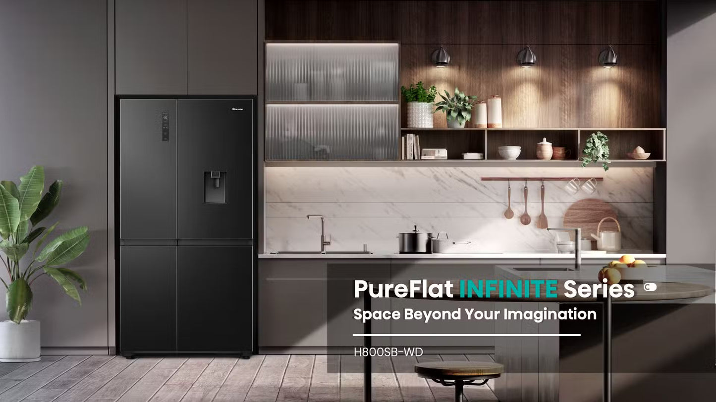 Hisense H800SB-WD | (Side By Side) Refrigerator smart fridge