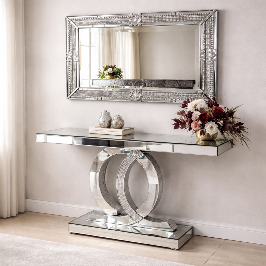 Celestia Mirror & Console Set
