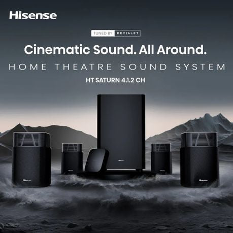 Hisense HT Saturn | 4.1.2 Channel Home Theatre System 720w