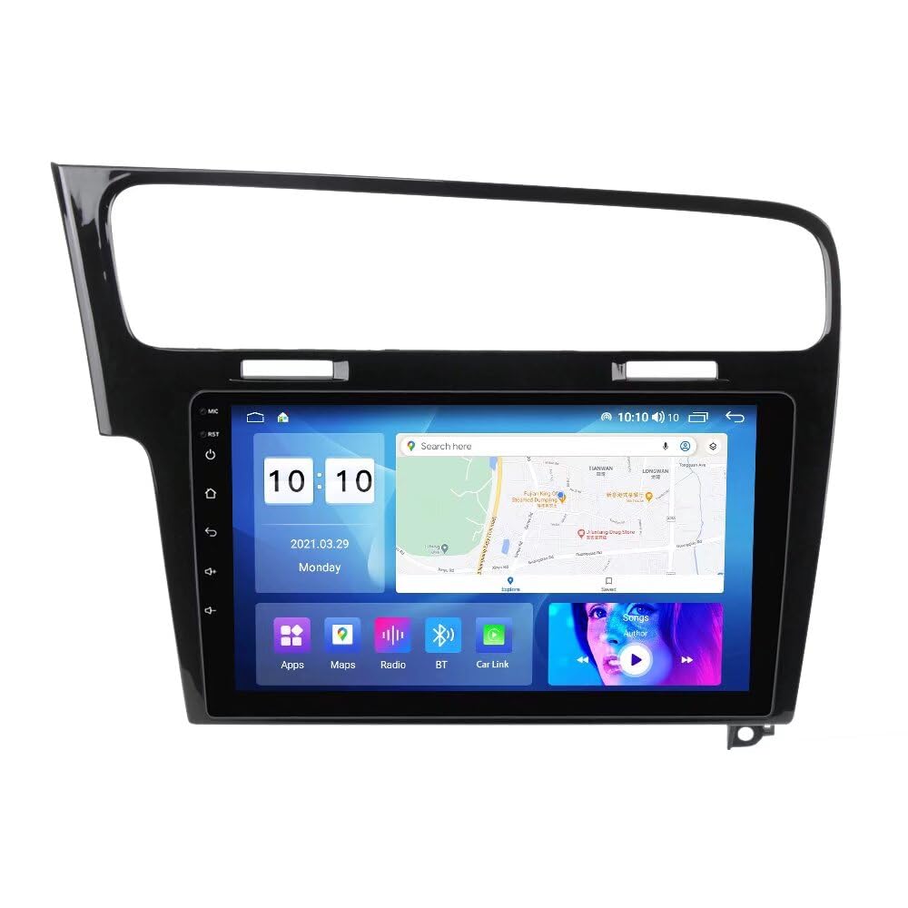VW Golf 7 Android Radio with Center Piece and Wiring Harness