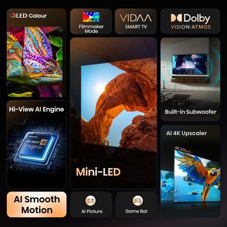 Hisense 55U6Q Pro | 55″ MINI LED Smart TV