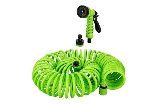 Coiled Garden Hose