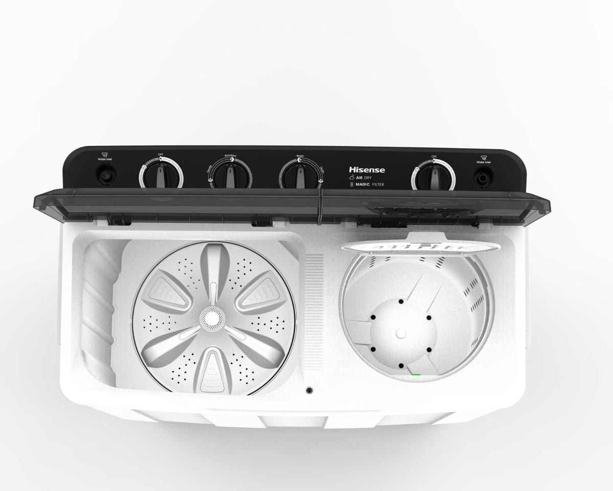Hisense 20 KG Twin Tub Semi Automatic Washing Machine (Model No: WSTF203)