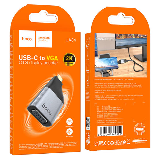 Hoco UA34 Type C to VGA Adapter