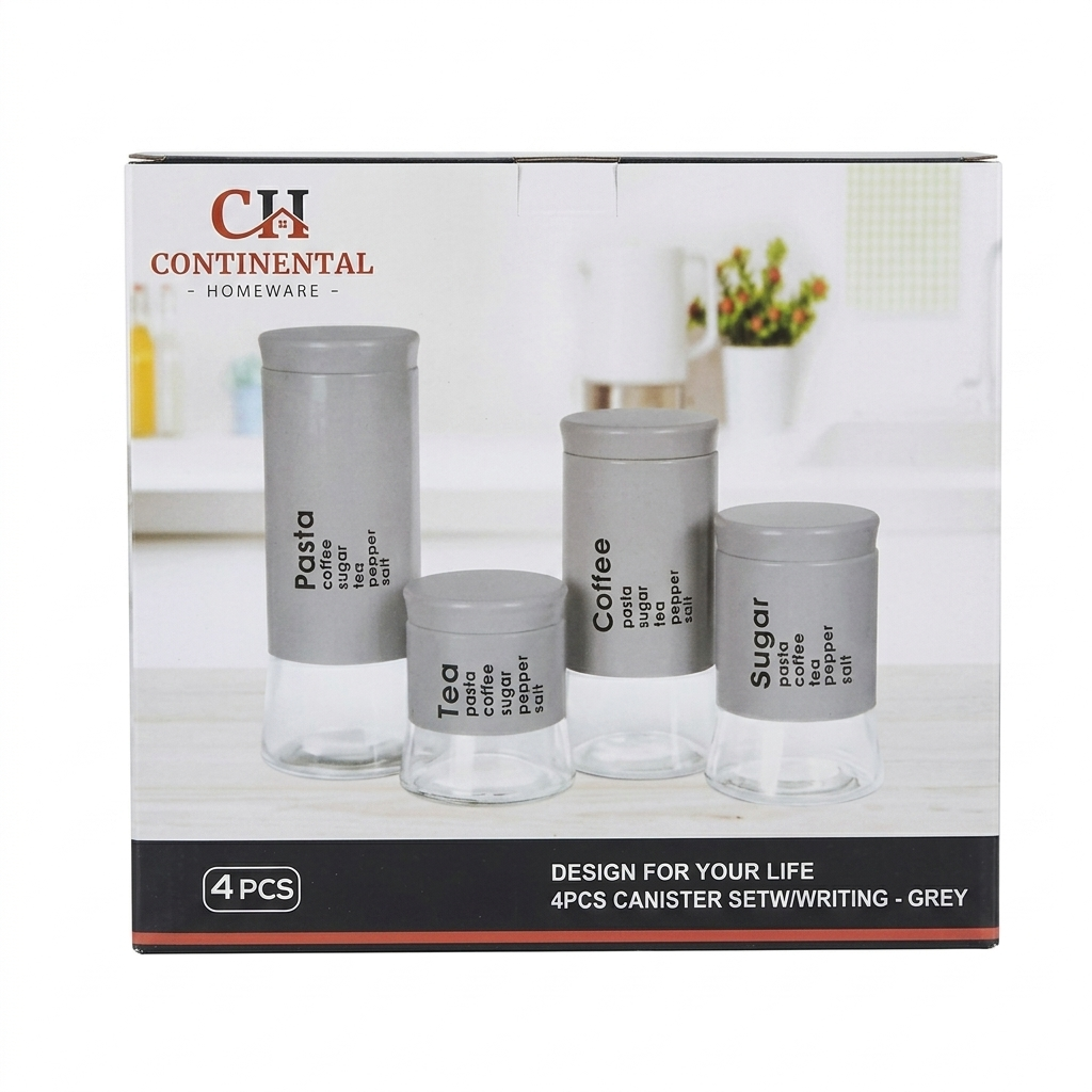 Continental Homeware Canister set (4Pcs)