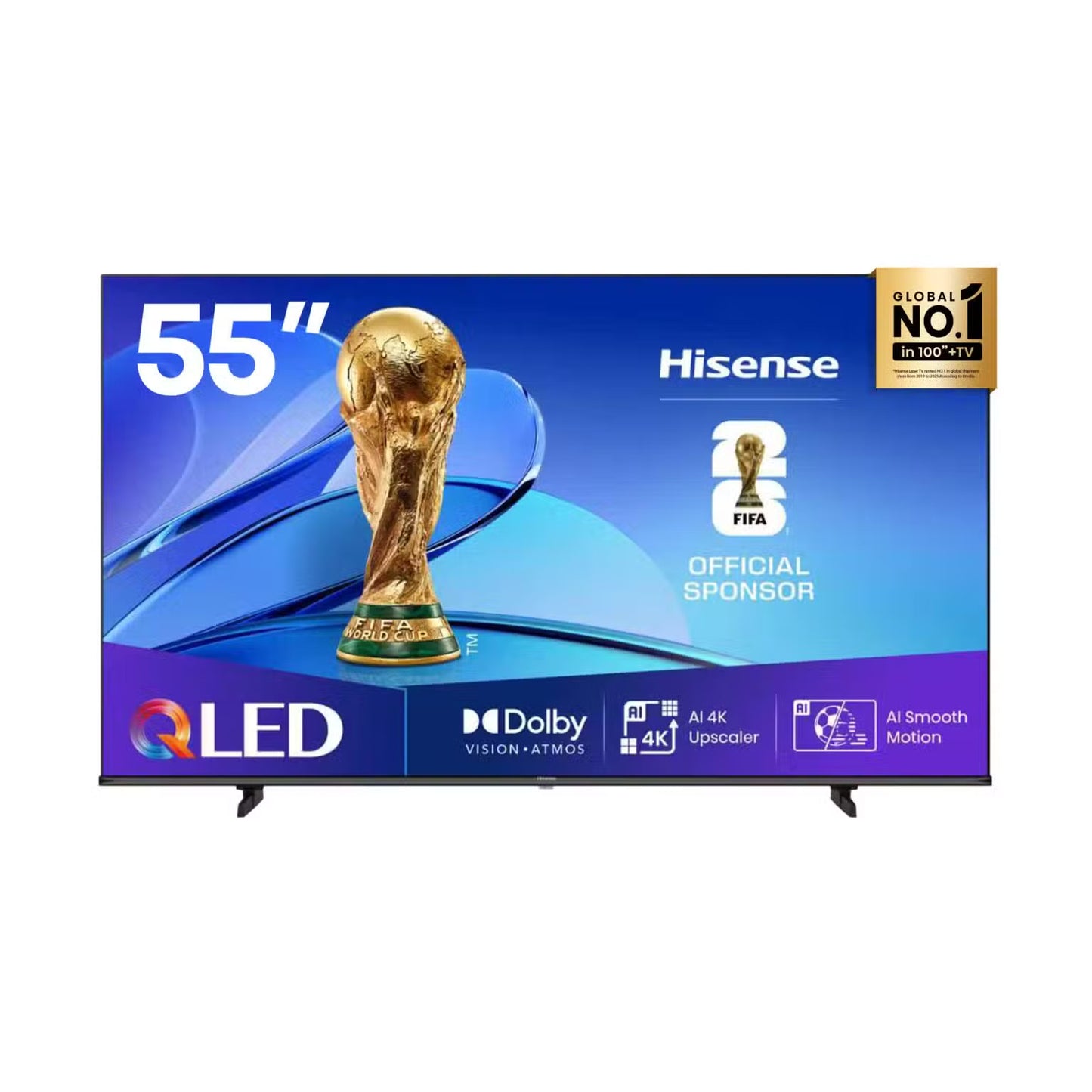 Hisense 55Q6Q | 55″ QLED 4K 60Hz VIDAA Smart TV