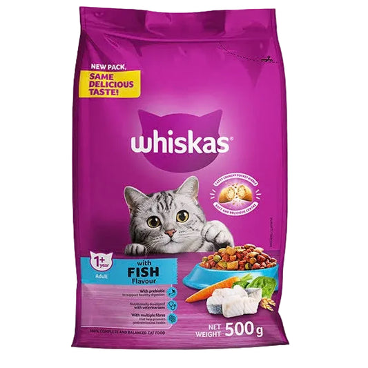 Whiskas Dry Adult Food Fish 500g