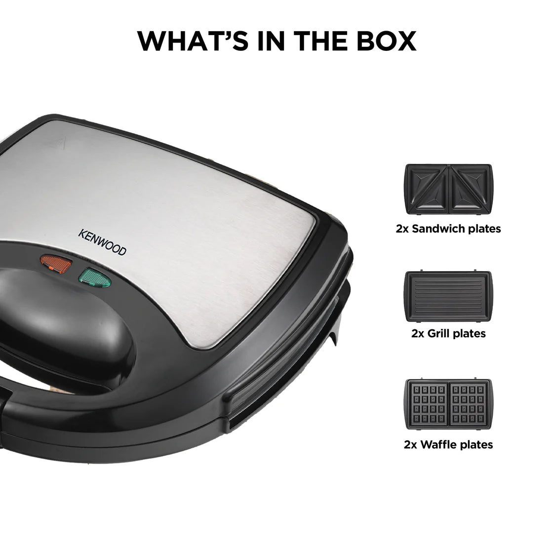 Kenwood 3 in 1 Sandwhich/Waffle Maker & Grill