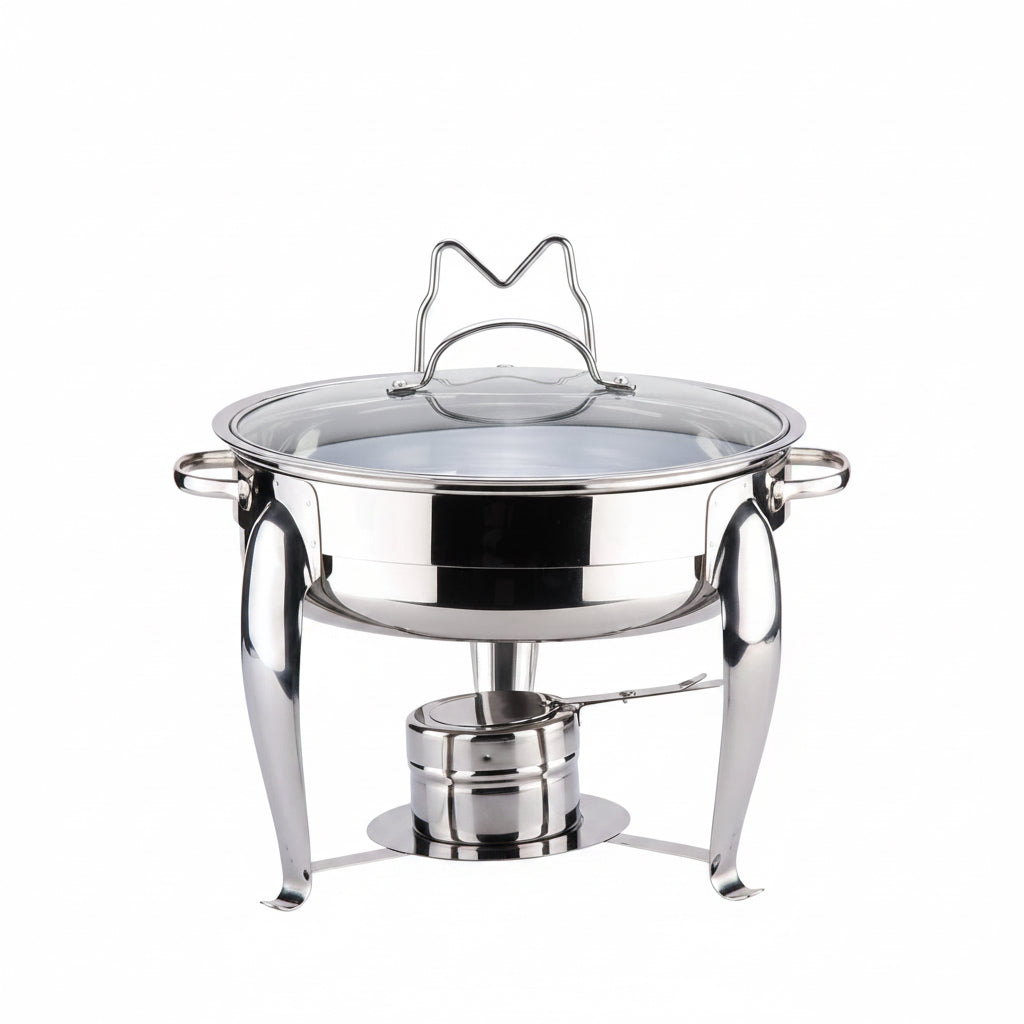Round Stainless Steel Chafing Dish 4.5L