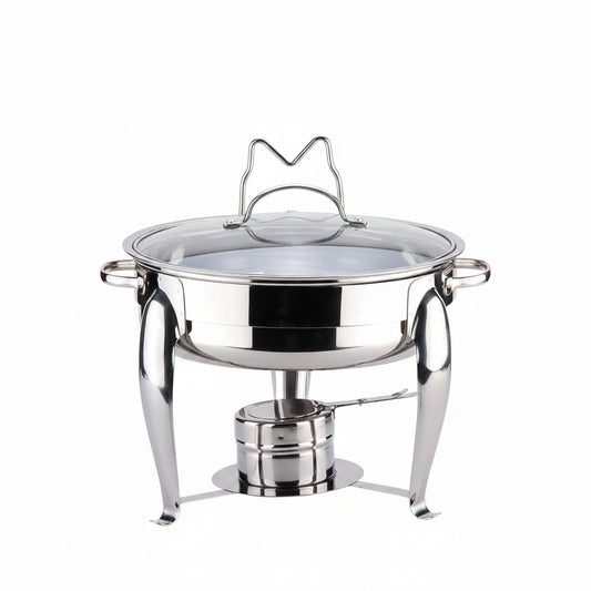 Round Stainless Steel Chafing Dish 4.5L